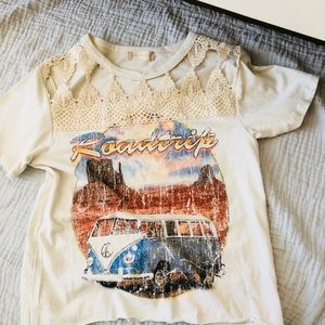 Woman’s VW bus t-shirt